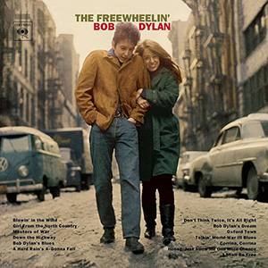The FreeWheelin' Bob Dylan album cover